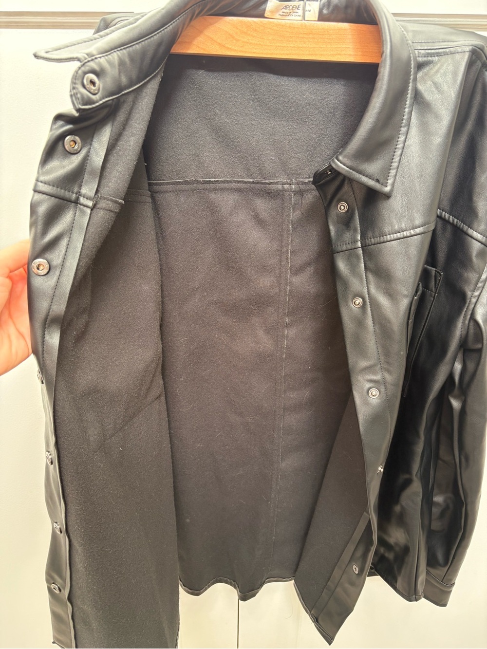 Leather Shacket - Picture 6 of 6